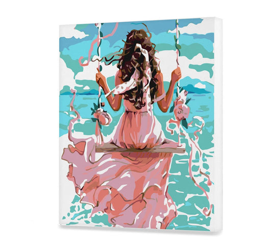 Dziewczyna na huśtawce NK0505