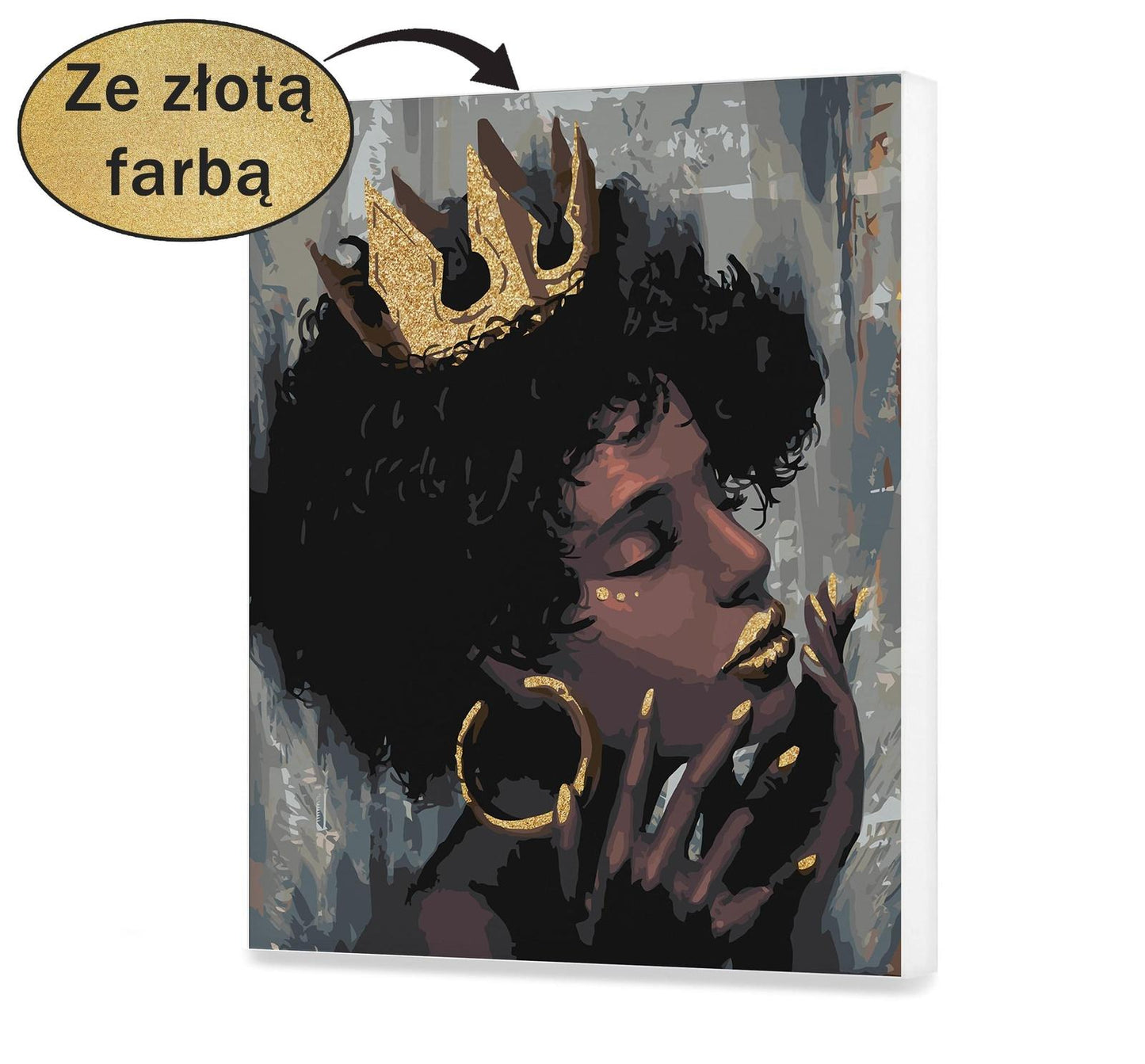 Kobieta z Koroną Złote Usta PC0450