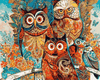 Mozaika - Sowy - 40x50cm