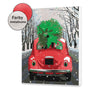 Czerwony Świąteczny Samochód CH0664
