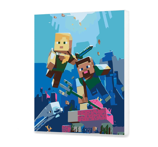 Minecraft - Podwodna bitwa