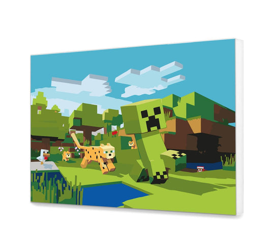 Minecraft - Creeper i Ocelot