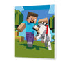 Minecraft spacer z wilkiem