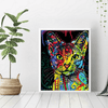 Załaduj obraz do przeglądarki galerii, Mozaika - Kolorowy Kot - 40x50cm