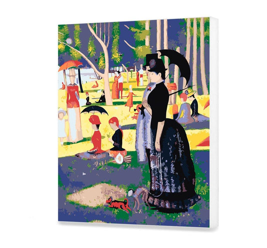 Dama Z Parasolem CH0061