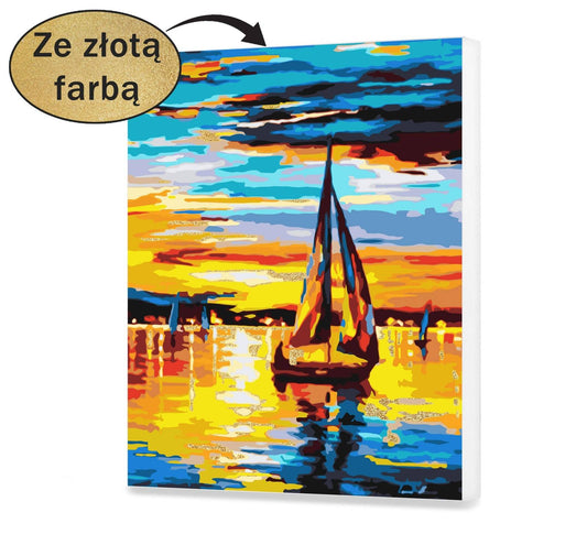 Żagle przy Zachodzie Słońca CH0722