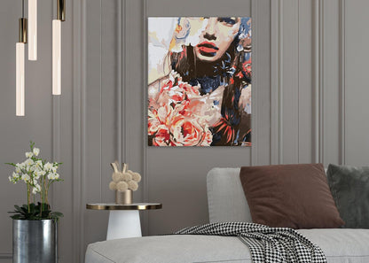 Dziewczyna z piwoniami SC0710