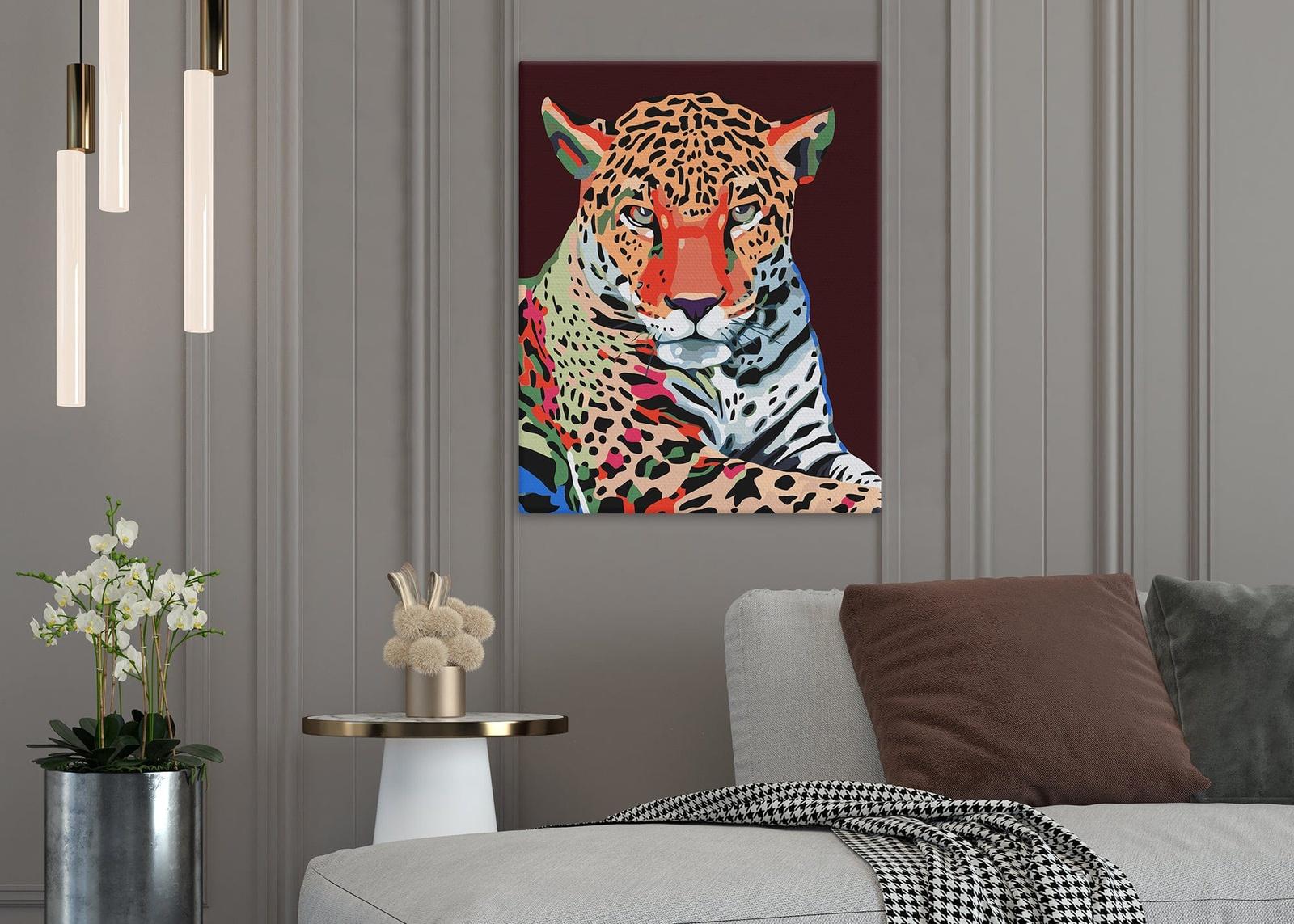 Kolorowy leopard SC0724