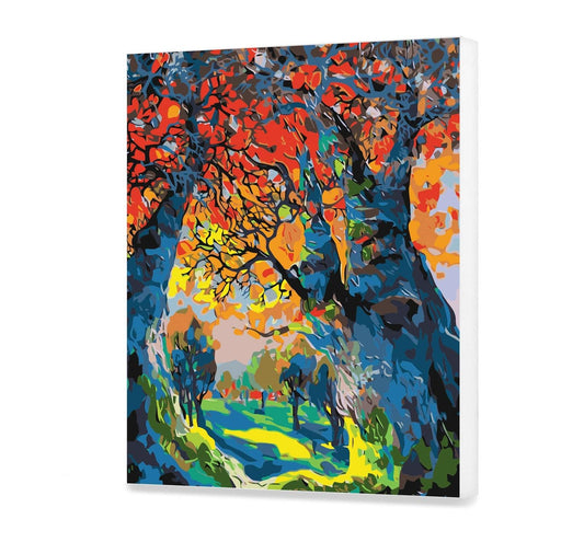 Stary dąb w lesie SC0758