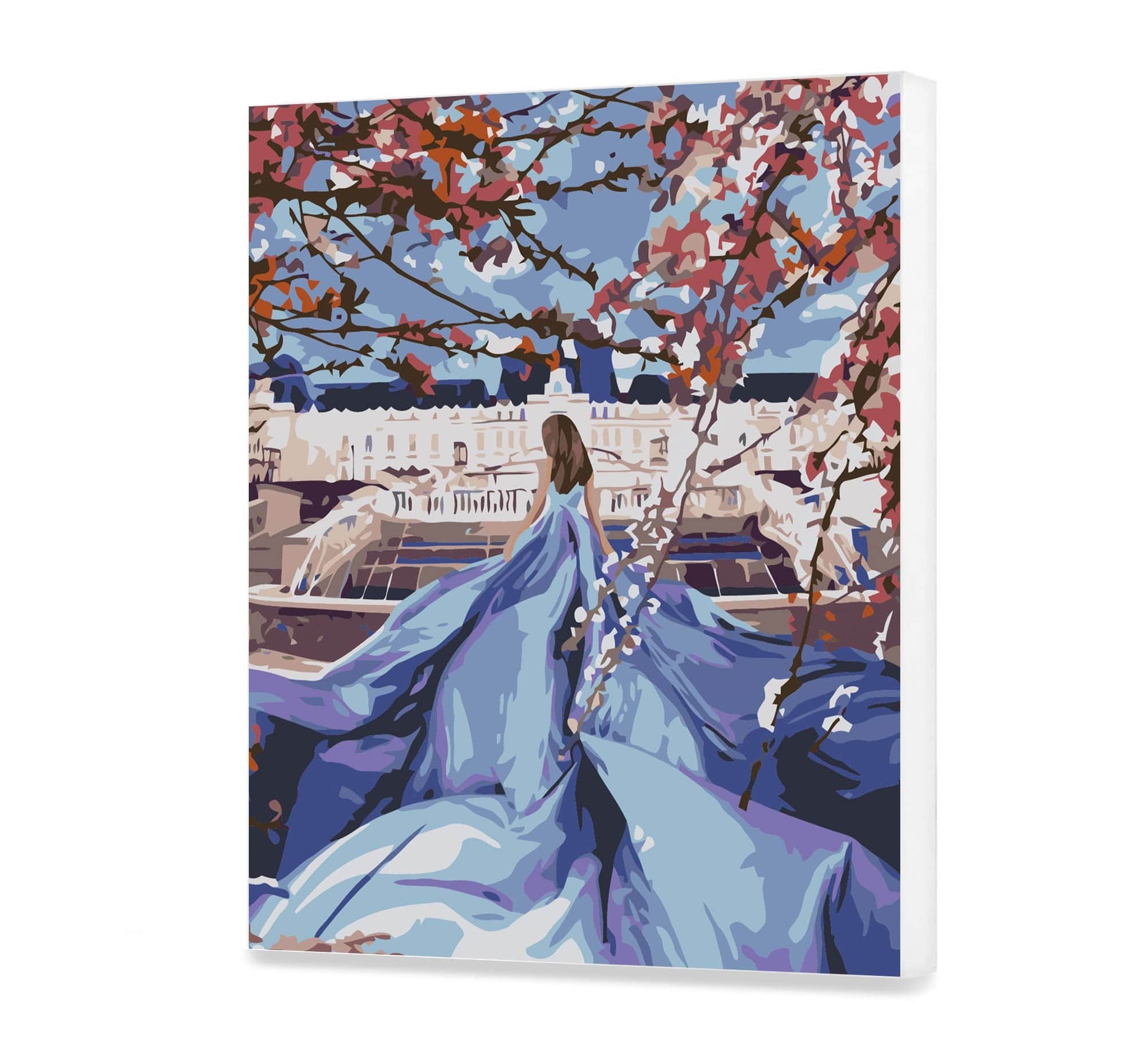 Dziewczyna w niebieskiej sukni SC0733