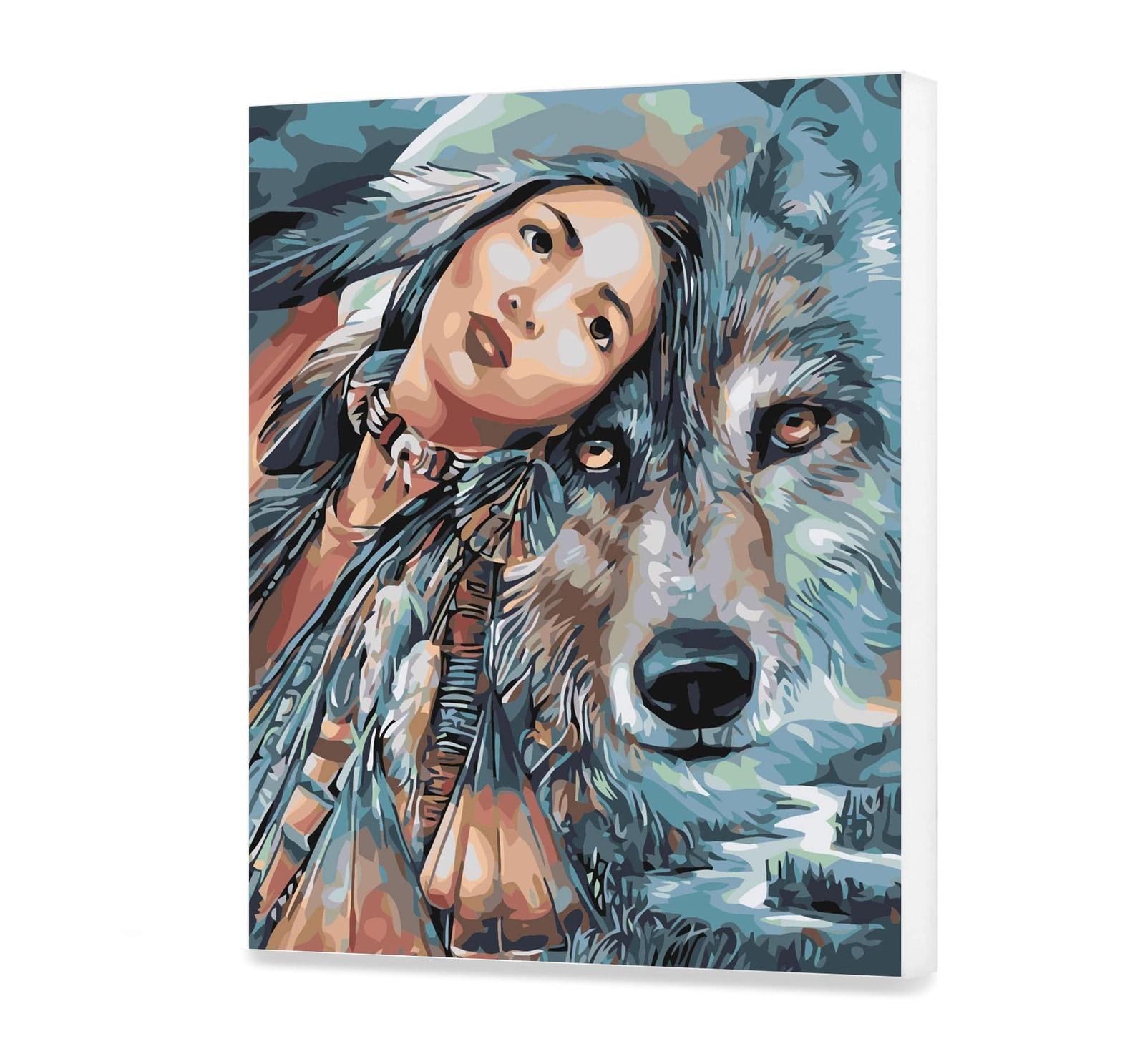 Wilk i dziewczyna SC0794