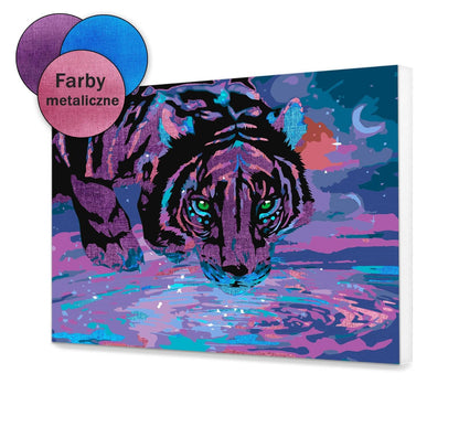 Metaliczny Kolorowy Tygrys SC0648