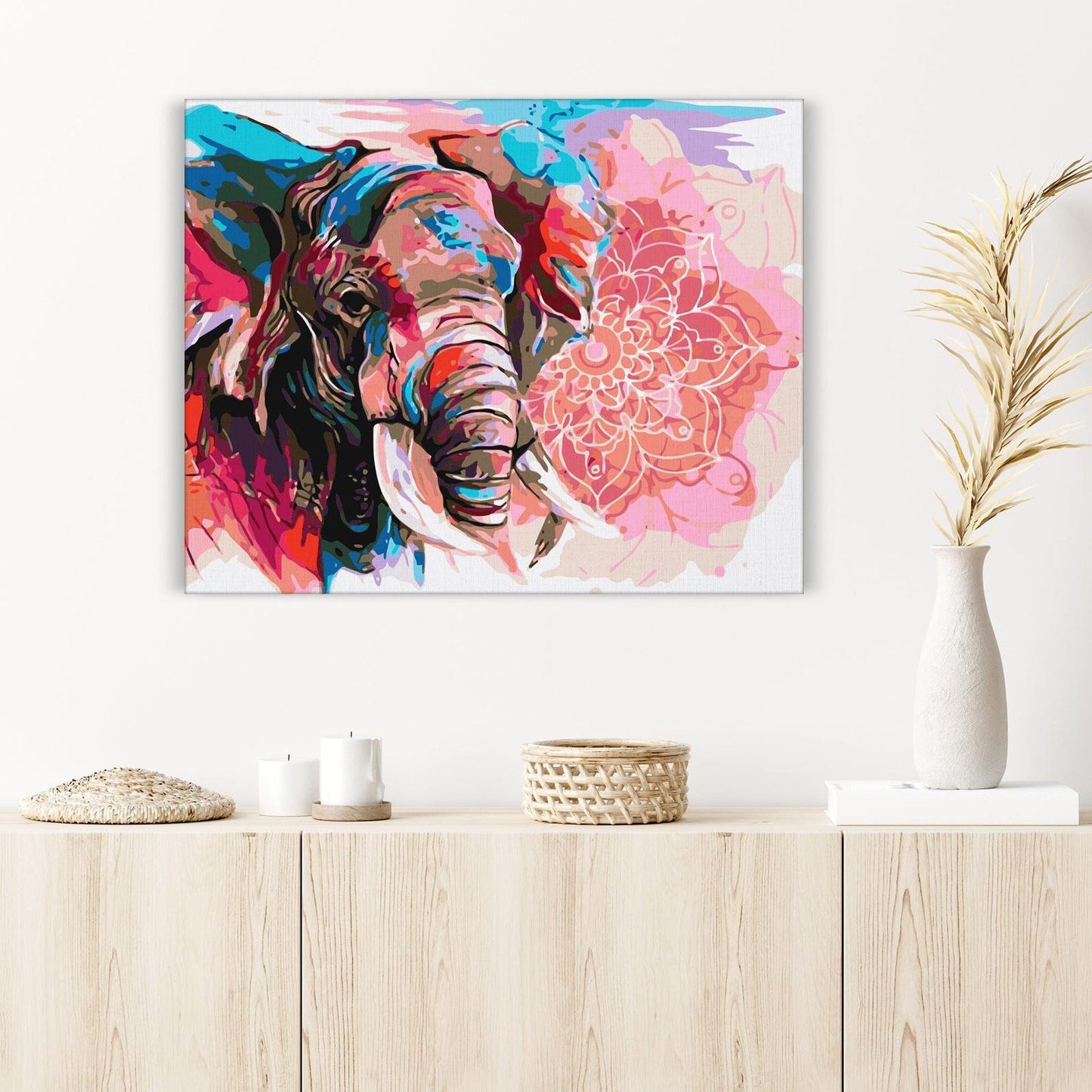 Kolorowy słoń SC0744