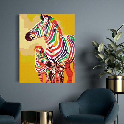 Wielobarwne zebry SC0703