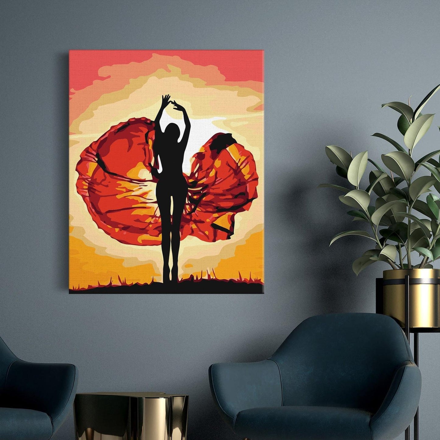 Taniec przy zachodzie słońca SC0776