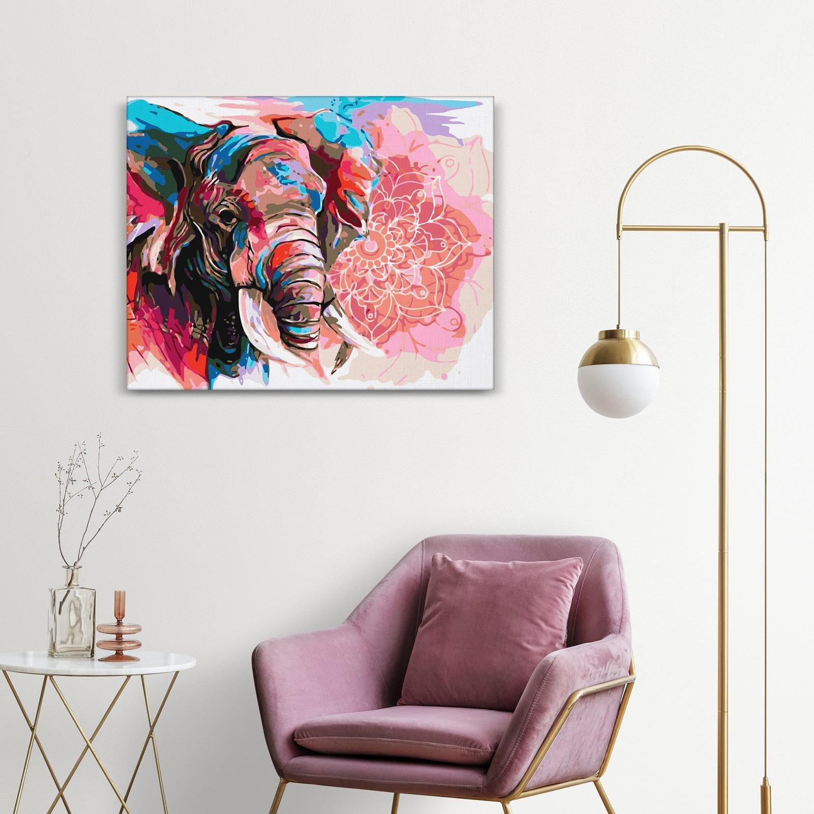 Kolorowy słoń SC0744