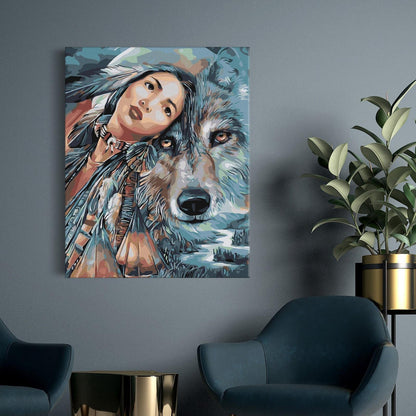 Wilk i dziewczyna SC0794