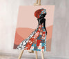 Załaduj obraz do przeglądarki galerii, Afrykańska Kolorowa Sukienka SC0628