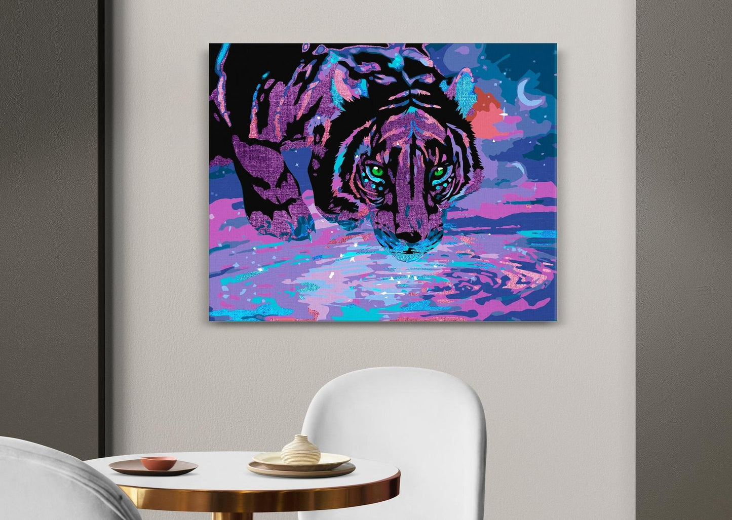 Metaliczny Kolorowy Tygrys SC0648