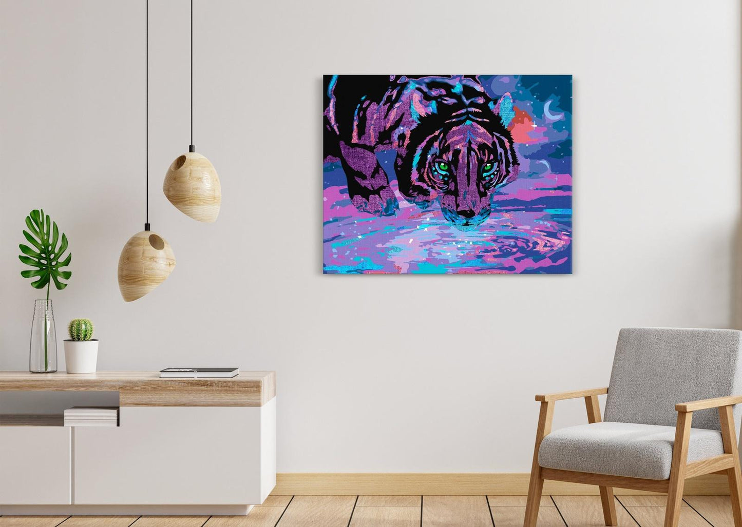 Metaliczny Kolorowy Tygrys SC0648