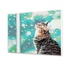 Załaduj obraz do przeglądarki galerii, Siedzący Kot Przy Oknie HP0078
