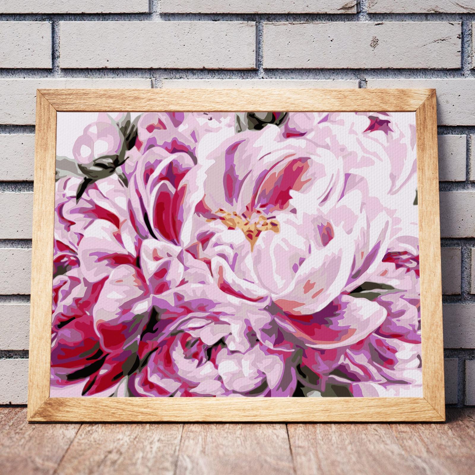 Różowy Kwiat Piwonii HP0171