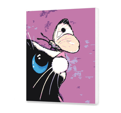 Kotek z motylem JD0036