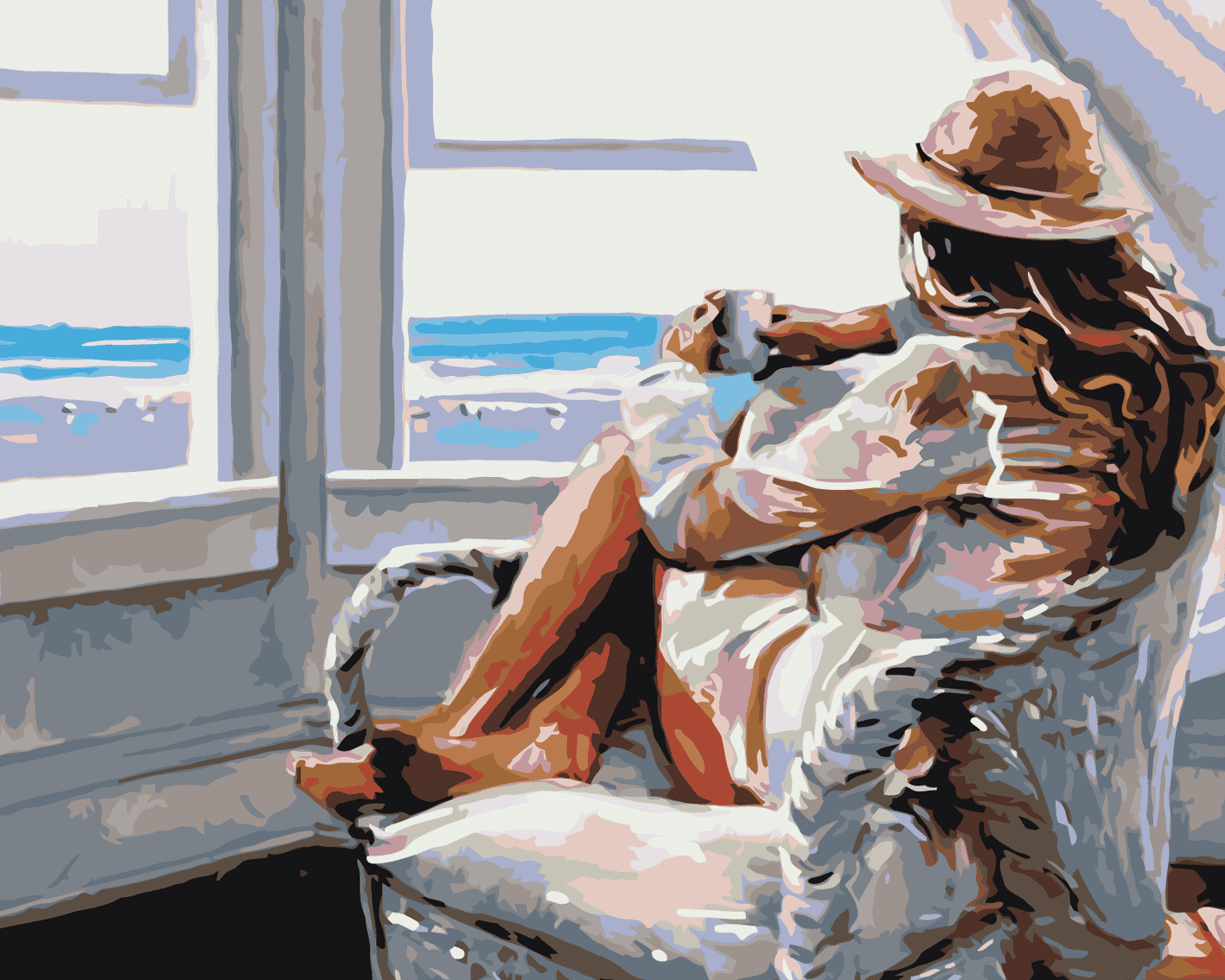 Dziewczyna W Krześle