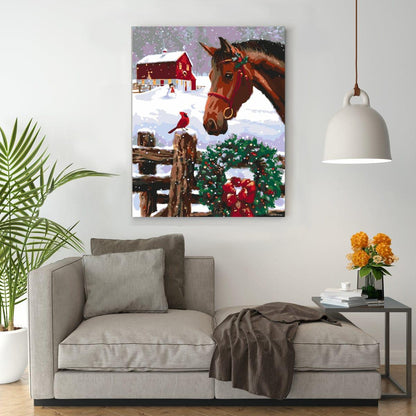 Bożonarodzeniowy koń