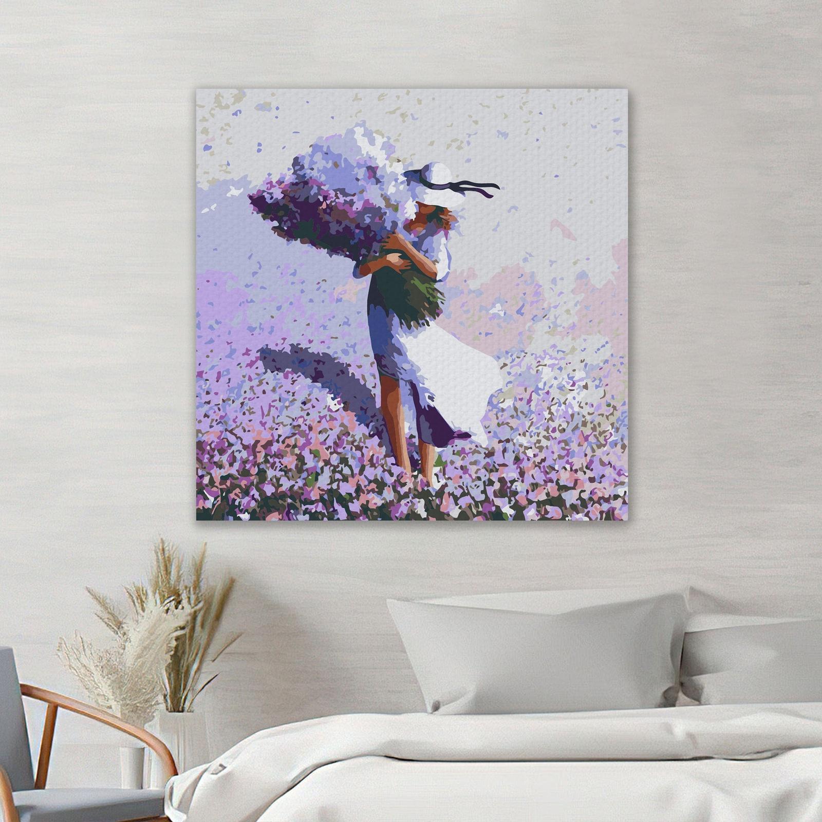 Kobieta w kwiatowym polu SC0806