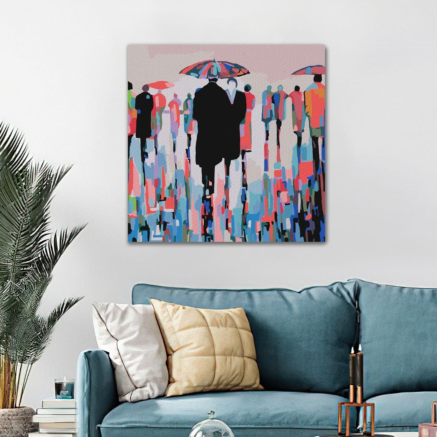 Człowiek z parasolką SC0816