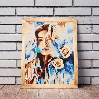 Kobieta w kwiatach NK0483