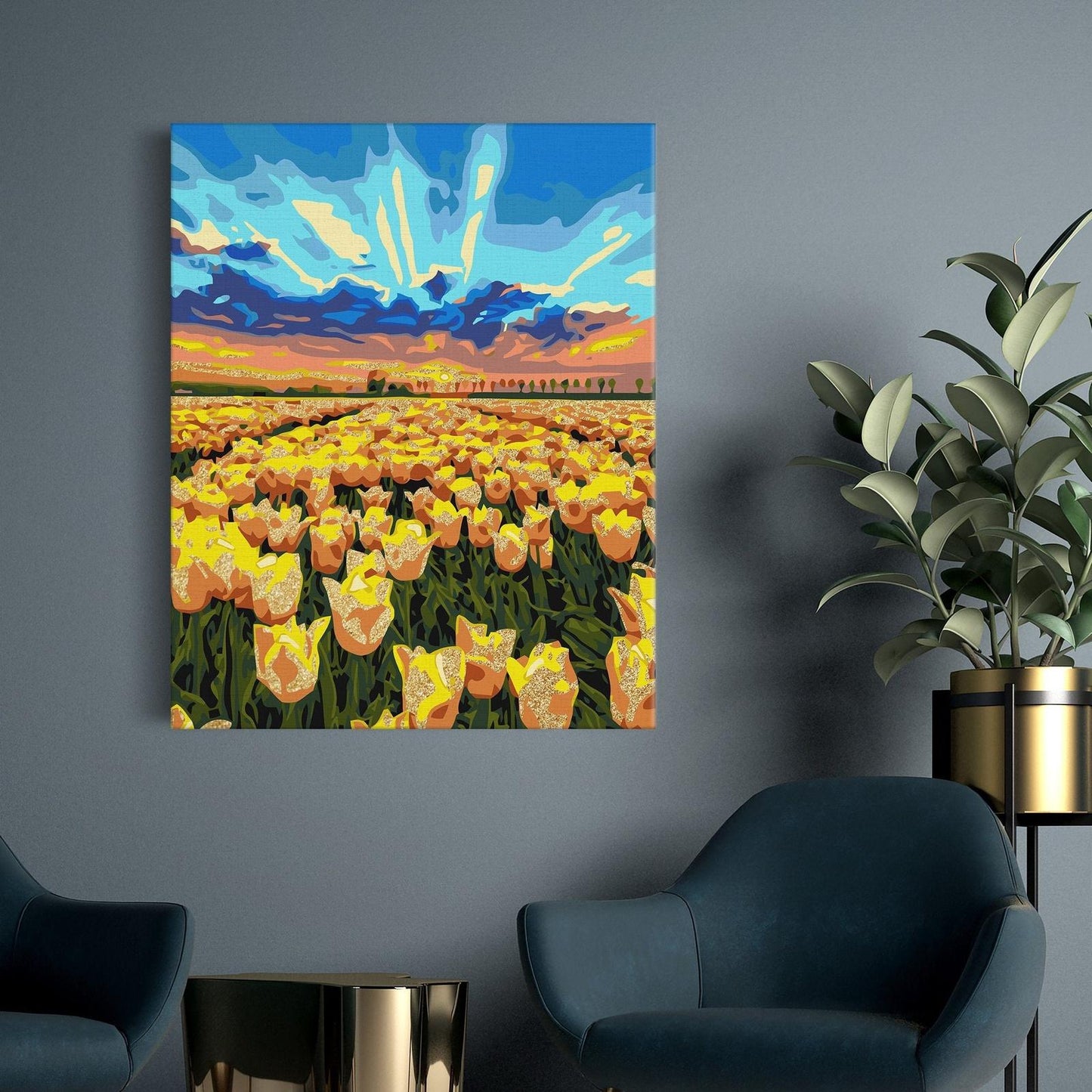 Złote Pole Tulipanów NK0497