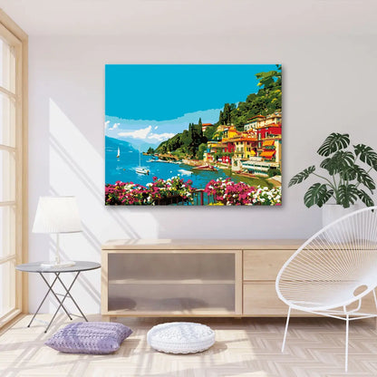 Jezioro Como Varenna we Włoszech