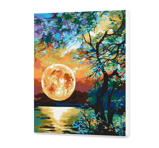 Księżycowy zachód słońca