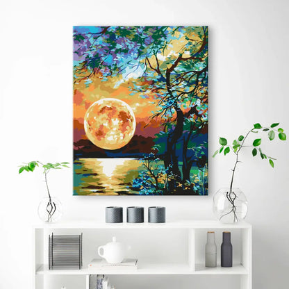 Księżycowy zachód słońca