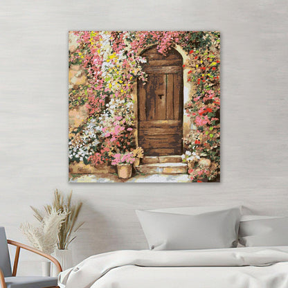 Drzwi w kwiatach PC0608