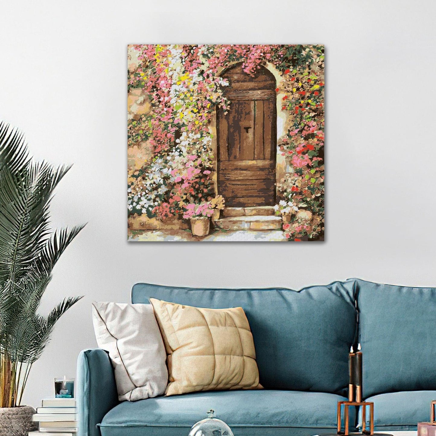 Drzwi w kwiatach PC0608