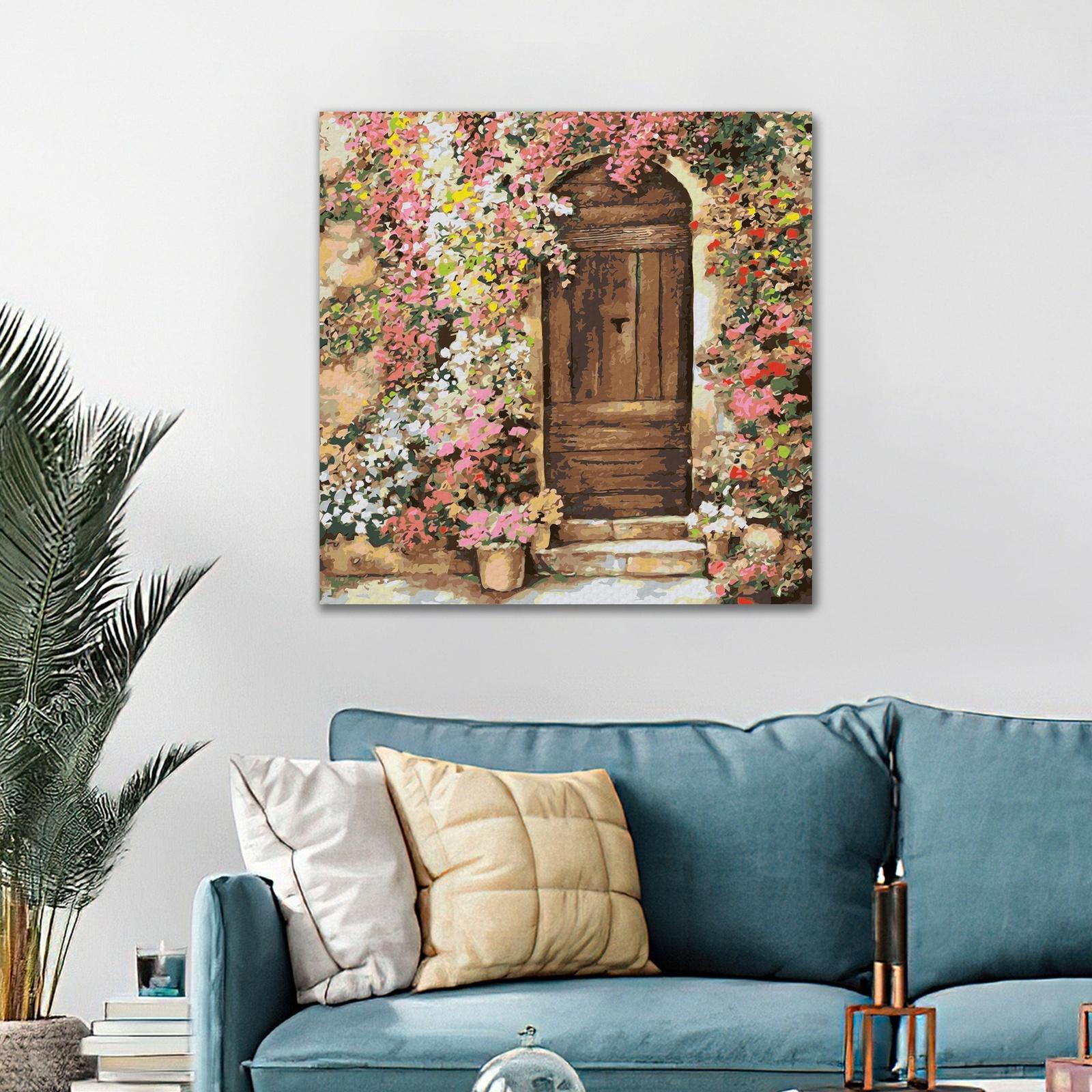 Drzwi w kwiatach PC0608