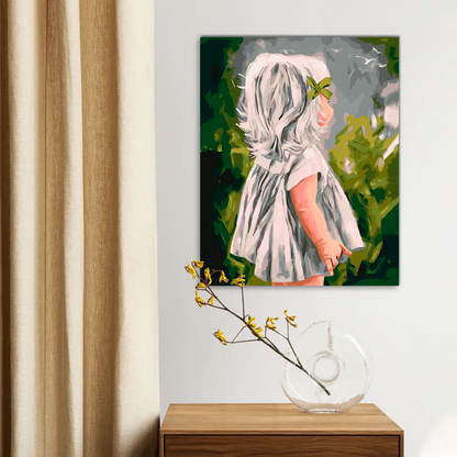 Dziewczyna w białej sukience