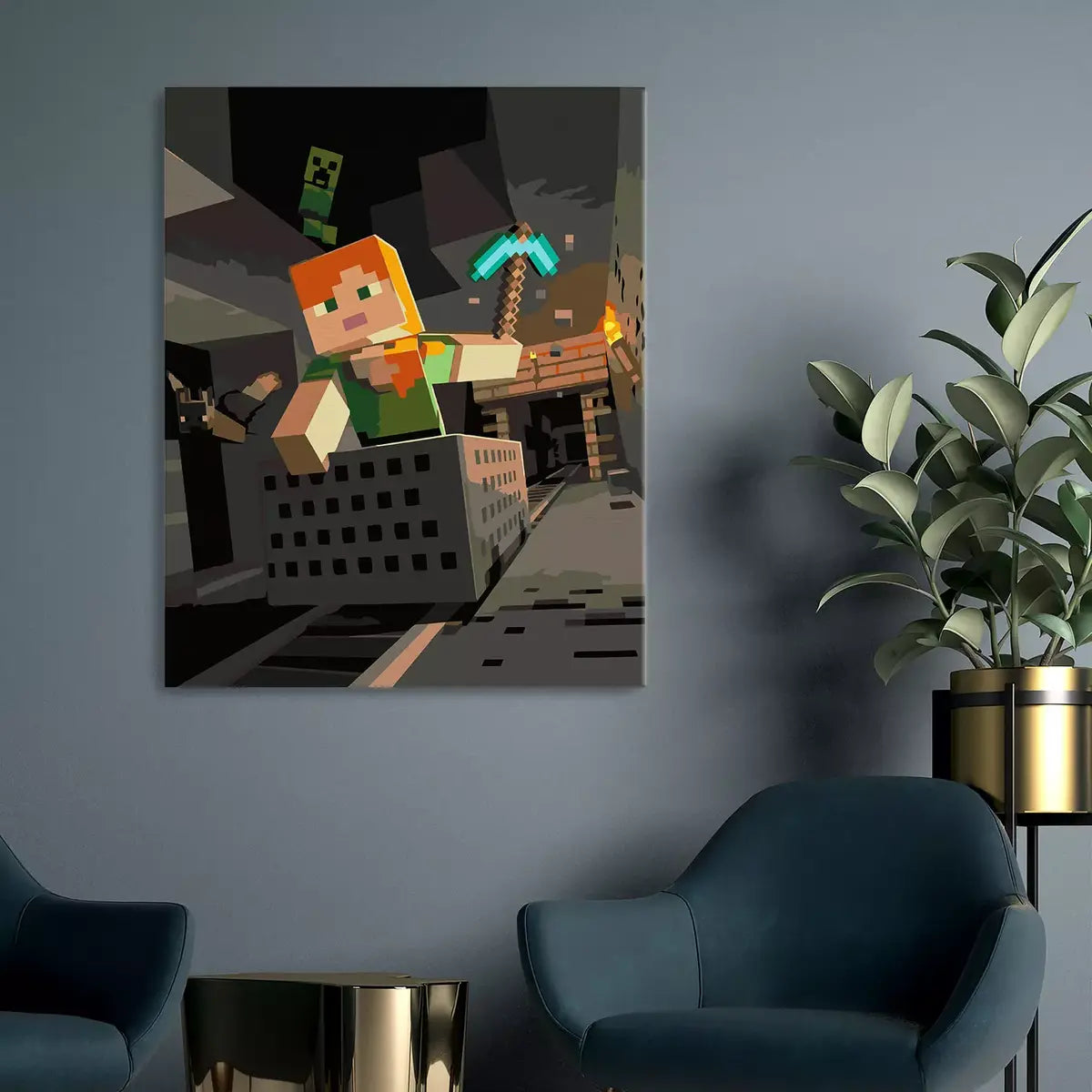 Minecraft ciemna kopalnia