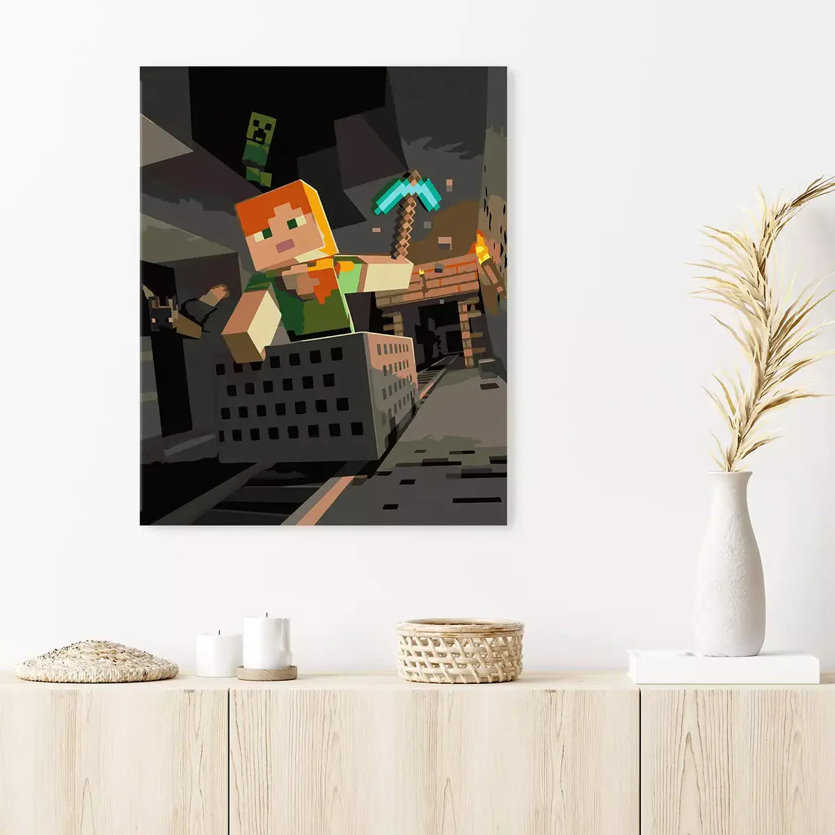 Minecraft ciemna kopalnia