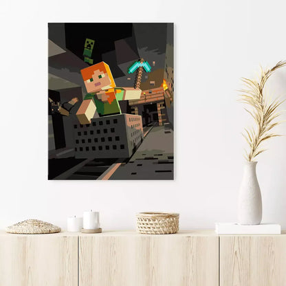 Minecraft ciemna kopalnia