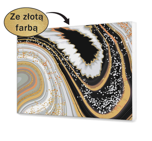 Abstrakcja Złote Wzory SC0597