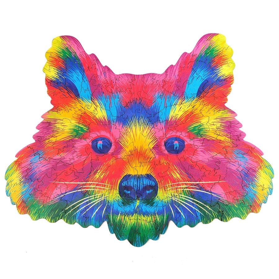 Puzzle Drewniane "Kolorowy Szop"