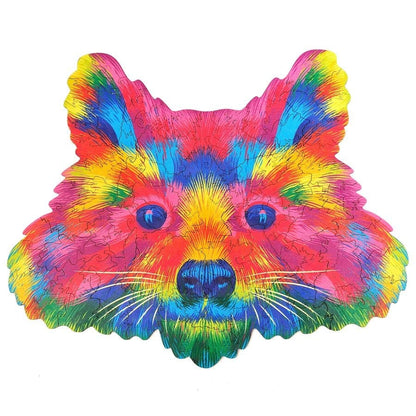 Puzzle Drewniane "Kolorowy Szop"