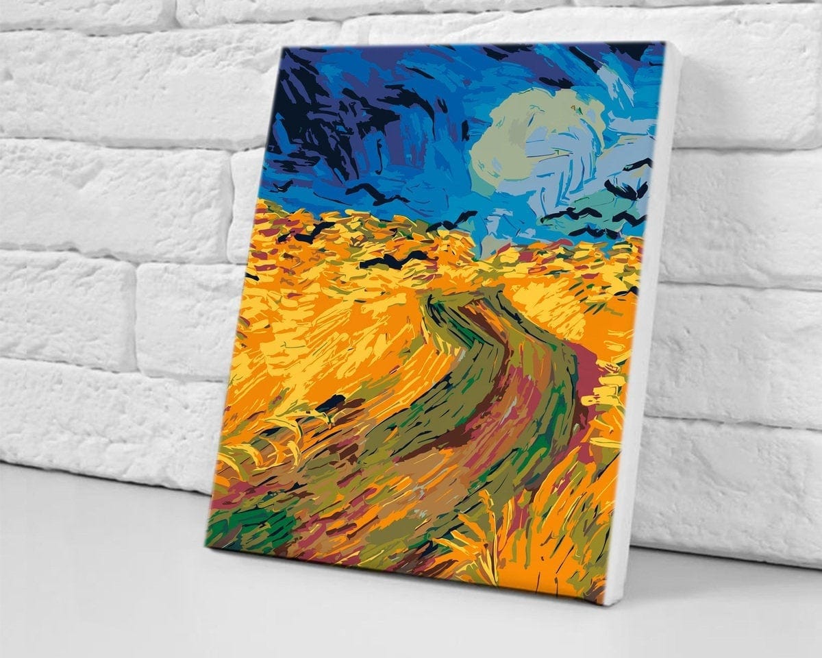 Pole Pszenicy Z Krukami CH0043