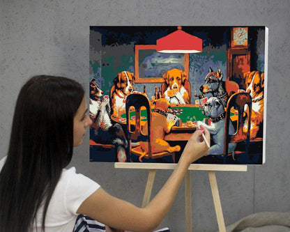 Psy Grają W Karty CH0040