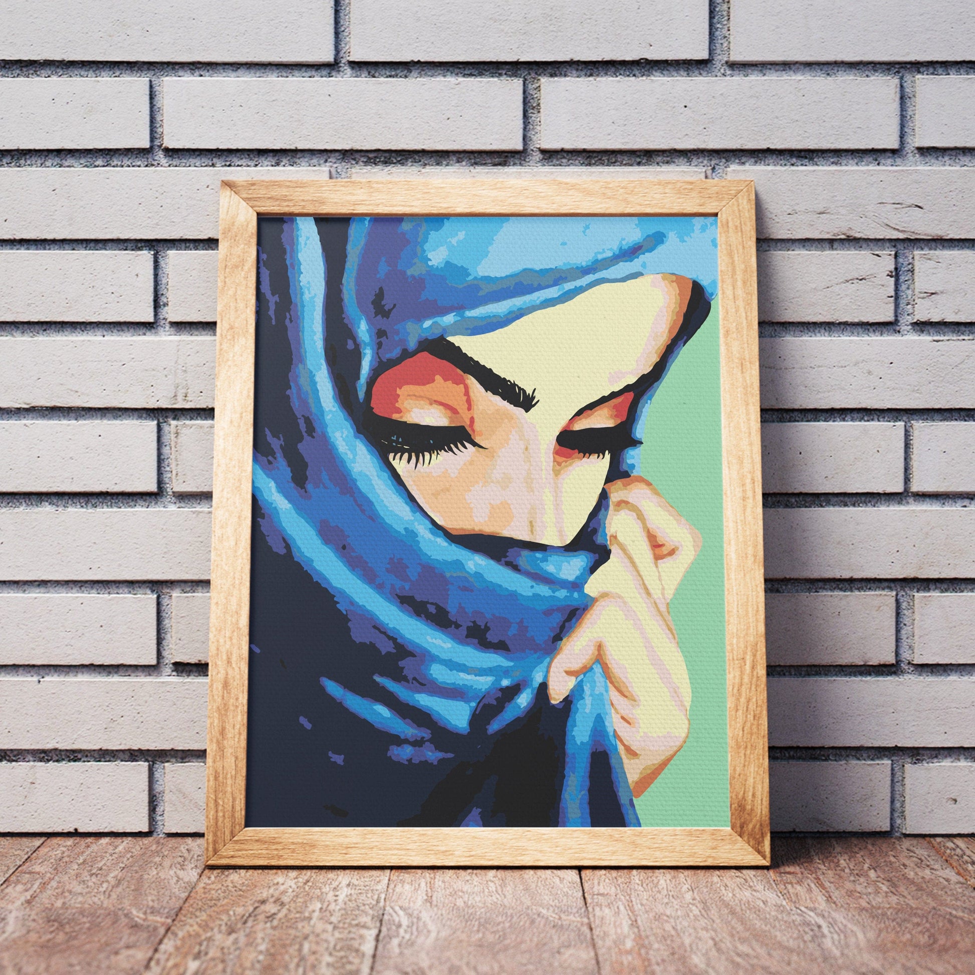 Dama W Niebieskim NK0056