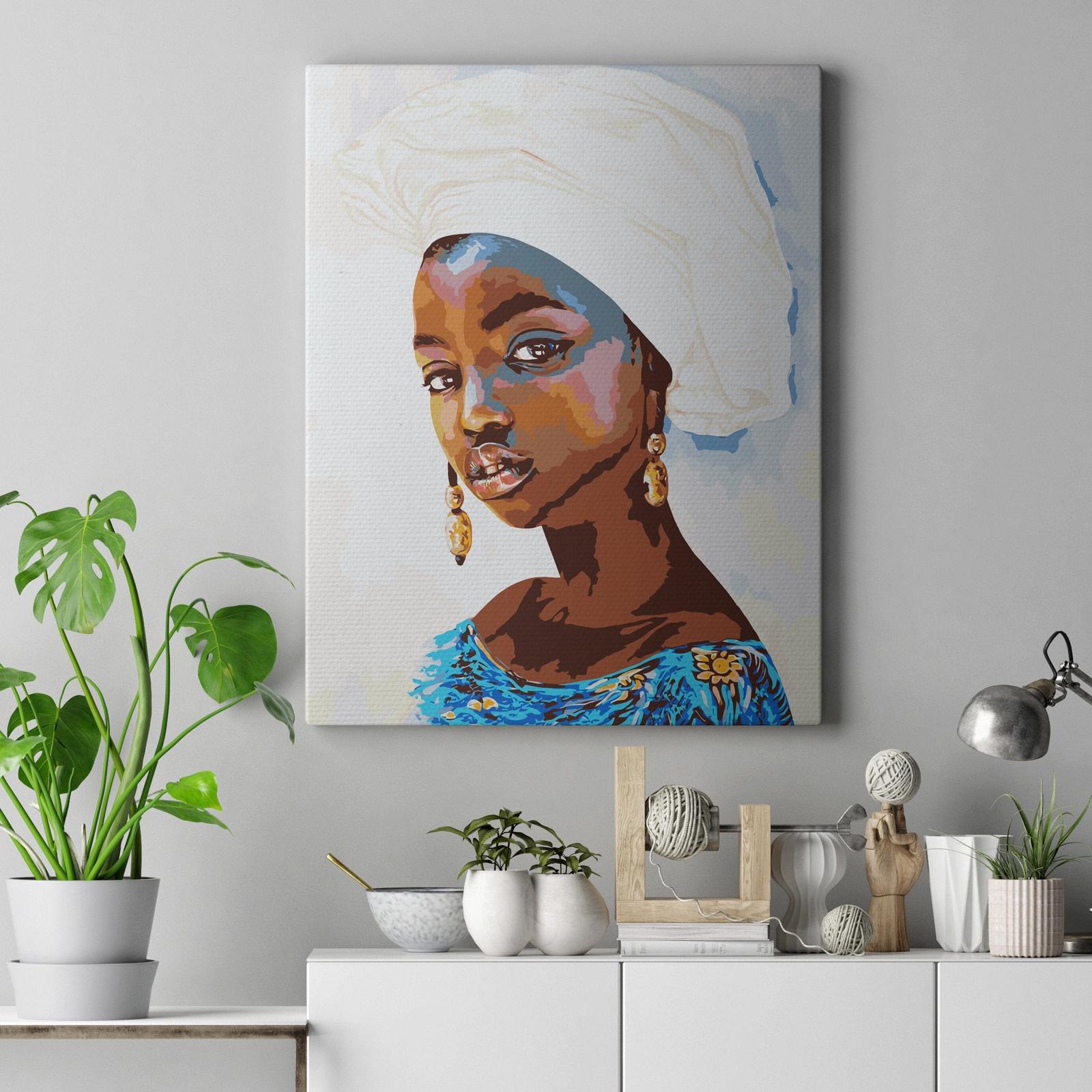 Afrykańska Kobieta Portret NK0094